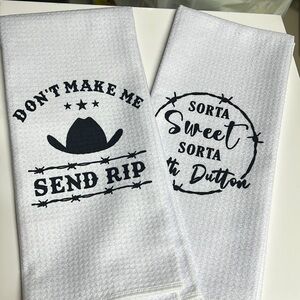 Yellowstone kitchen towels